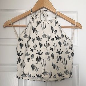 F21 Cactus Crop Top